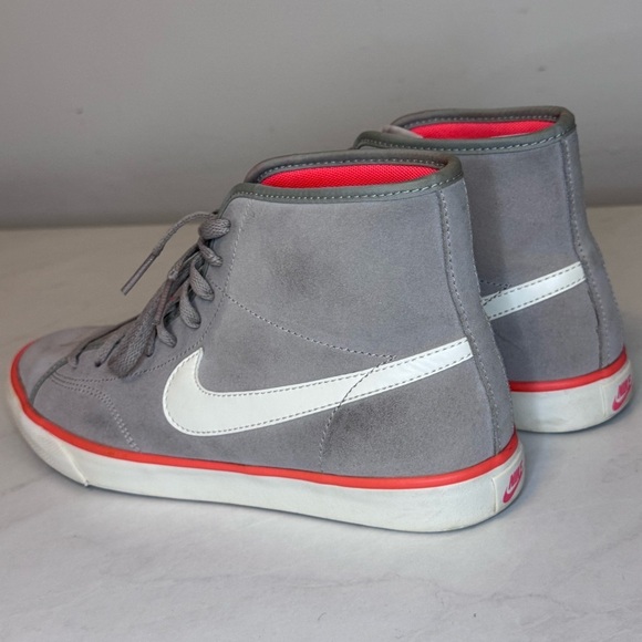 NIKE Retro Primo Court Mid Gray /Orange Suede - Picture 6 of 15